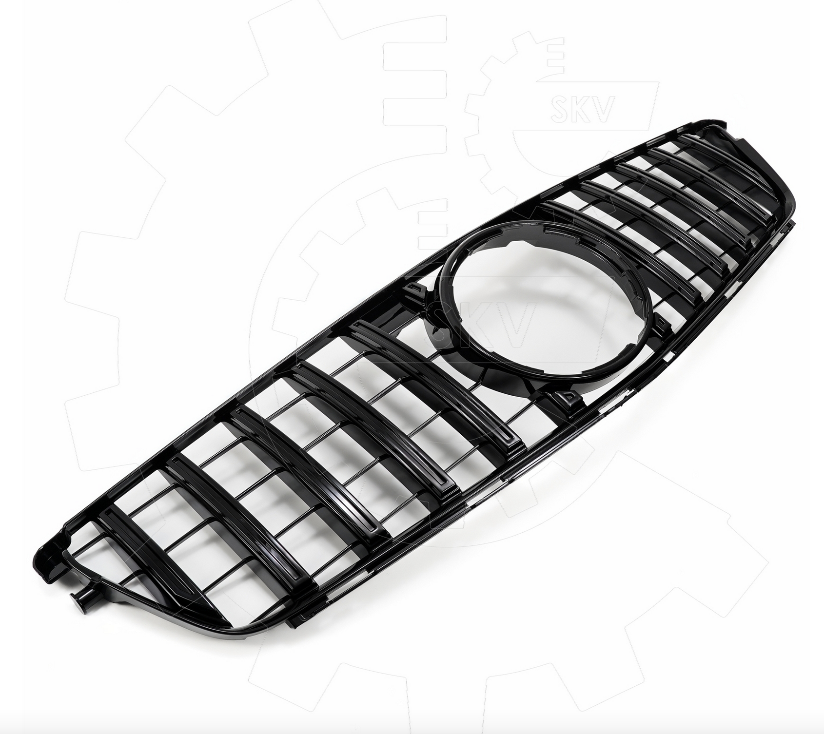 Radiateur grille - Hoogglans Zwart - Mercedes C-Klasse (204) - OEM: A2048800023